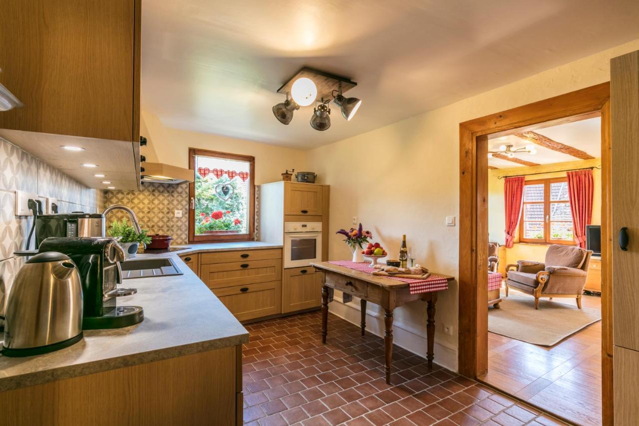 Maison Gite Au Tonnelier Hunawihr Buitenkant foto