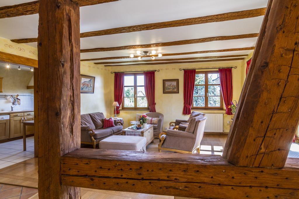 Maison Gite Au Tonnelier Hunawihr Buitenkant foto