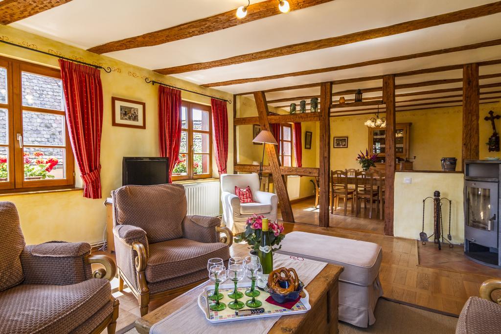 Maison Gite Au Tonnelier Hunawihr Buitenkant foto